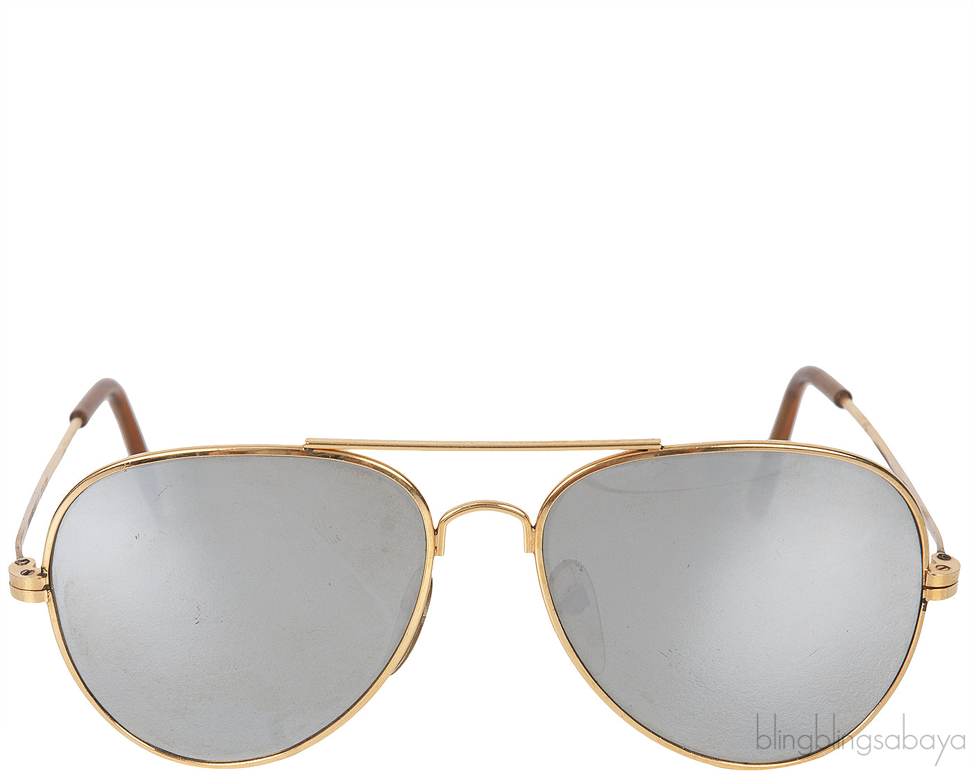 Gold 12/6100 Aviator Sunglasses