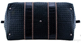 Nero Intrecciato Nappa Croco Duffle