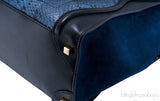 Mini Luggage Blue Python