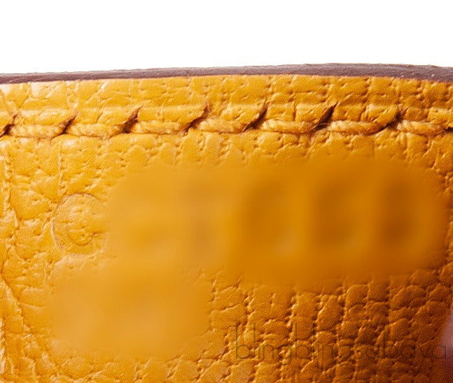 Birkin 25 Jaune Ambre Togo PHW