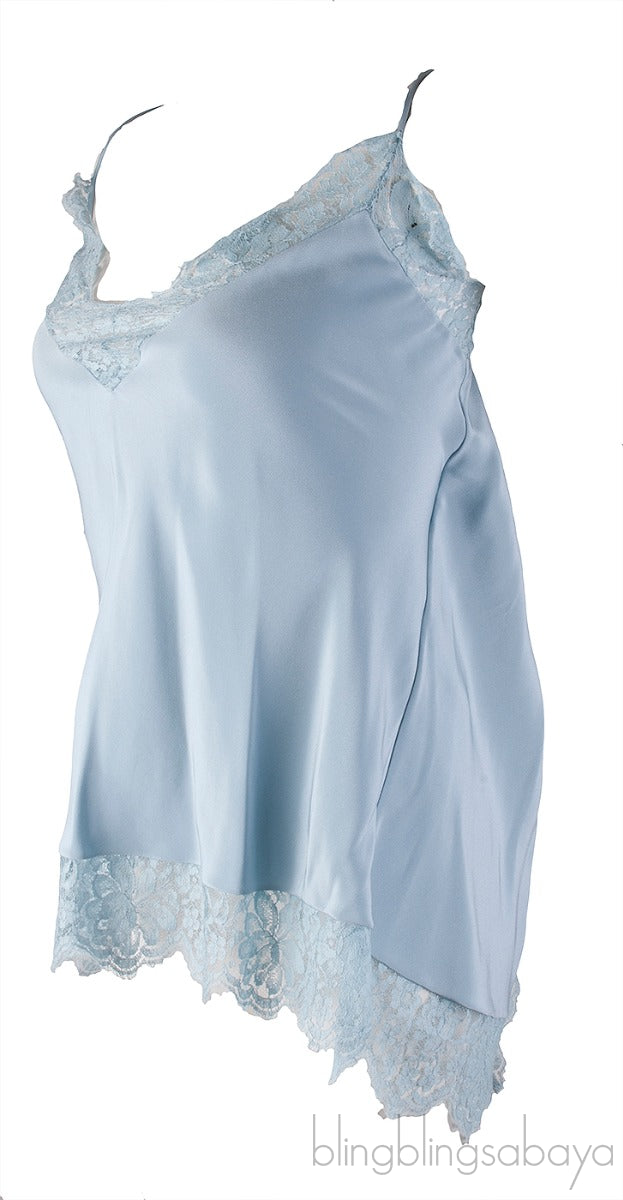 Open Back Lace Trim Camisole