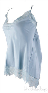 Open Back Lace Trim Camisole