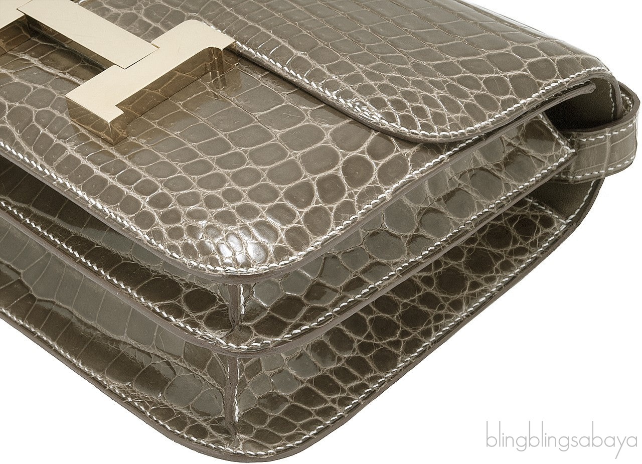 Constance 24 Ficelle Croc Nilo