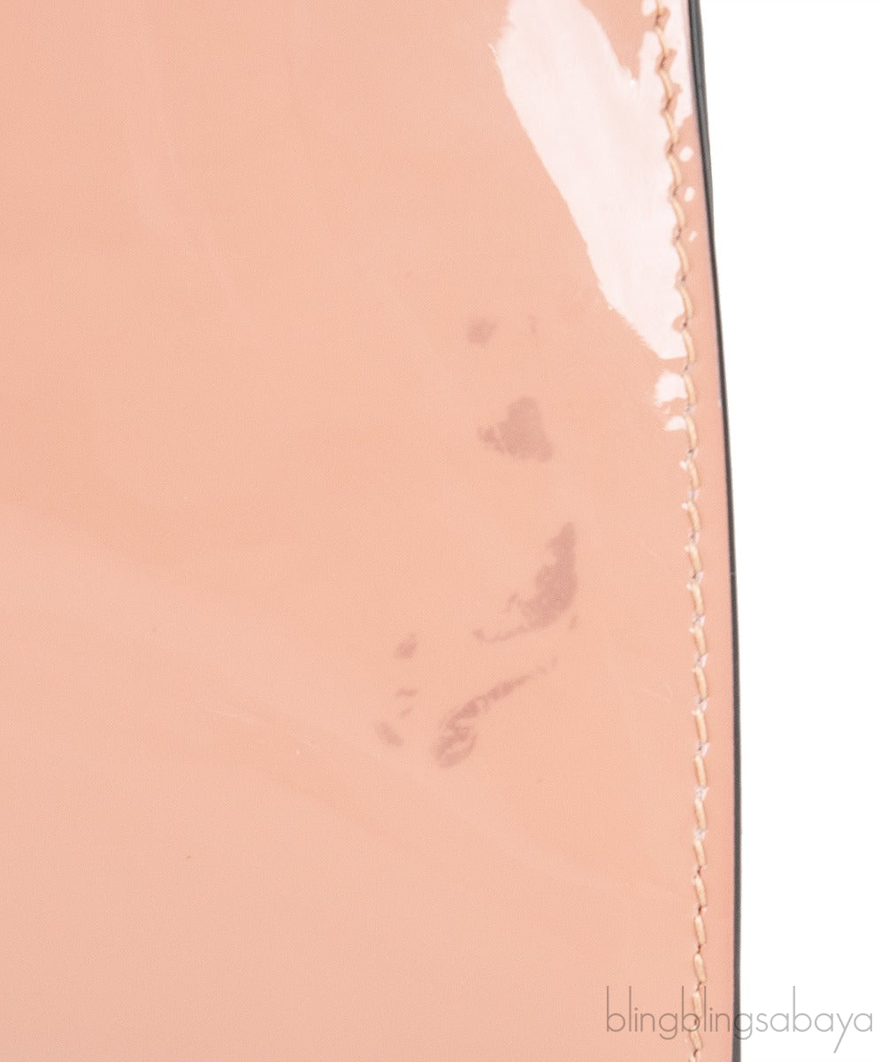 Loubitwist Patent Leather Clutch Bag