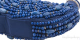 Blue Beaded Bracelet Bag