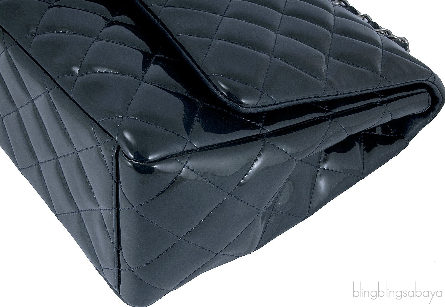 Dark Army Green Maxi Flap Bag