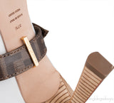 White Mary Jane FF Strap Heels