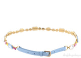 Crystal Embellished textured Belt