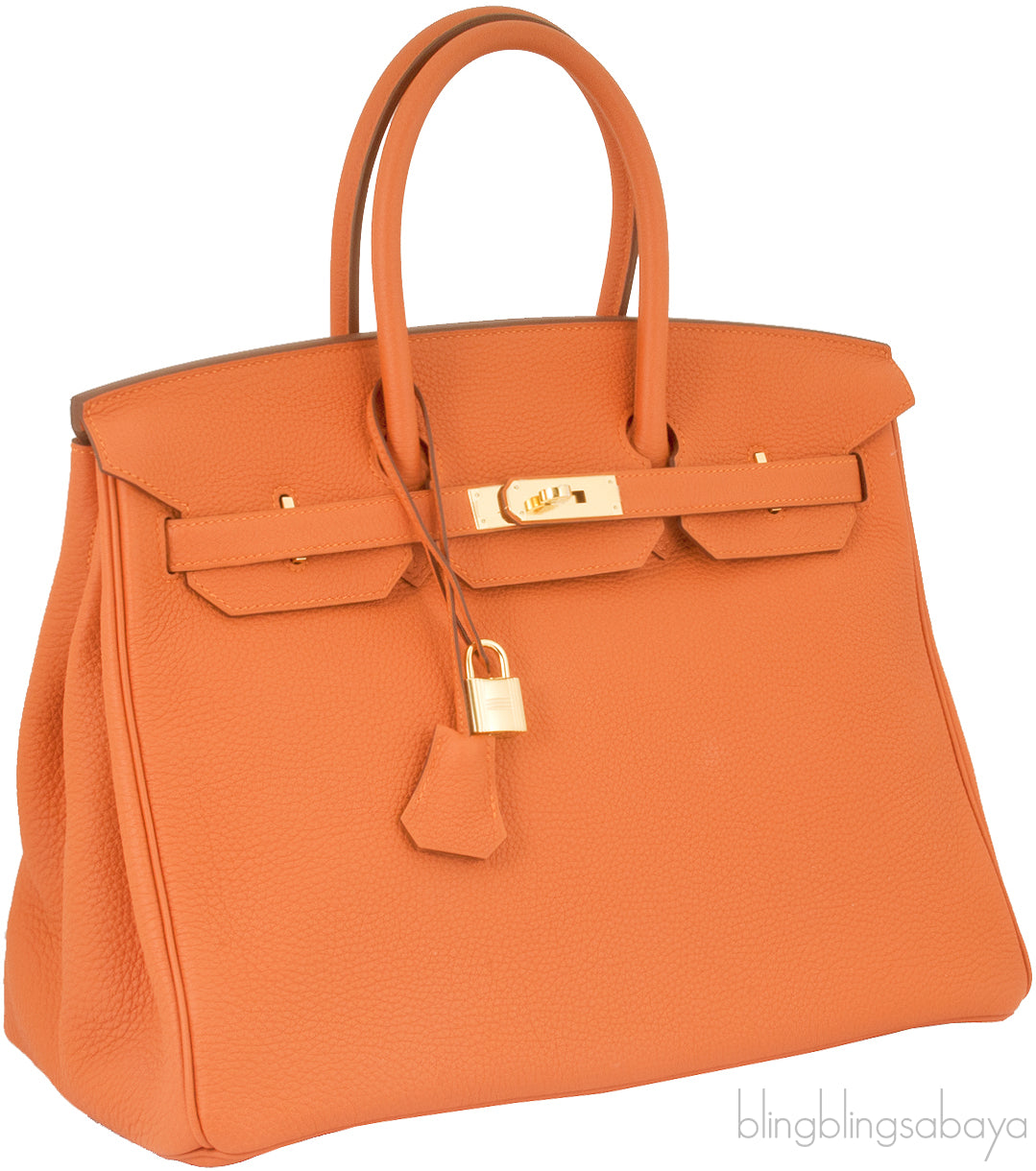 Birkin 35 Orange Togo GHW