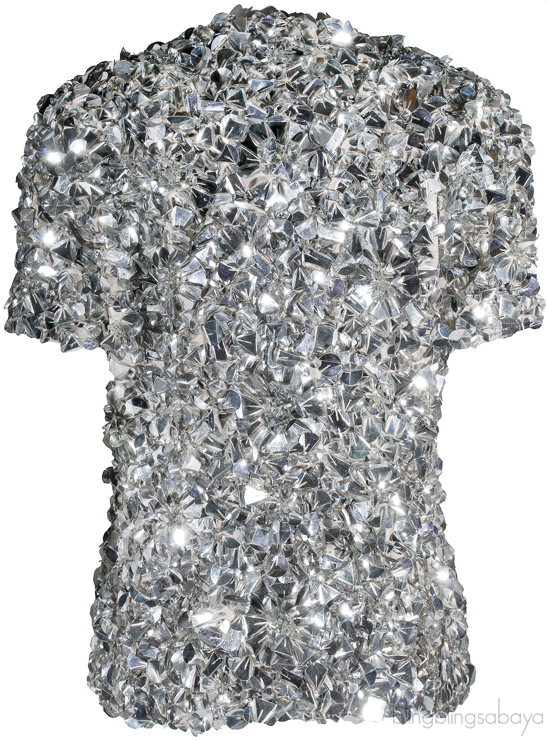 Silver Sequin Blouse