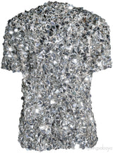 Silver Sequin Blouse