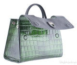 Diorever Bi-Color Crocodile Medium Bag*