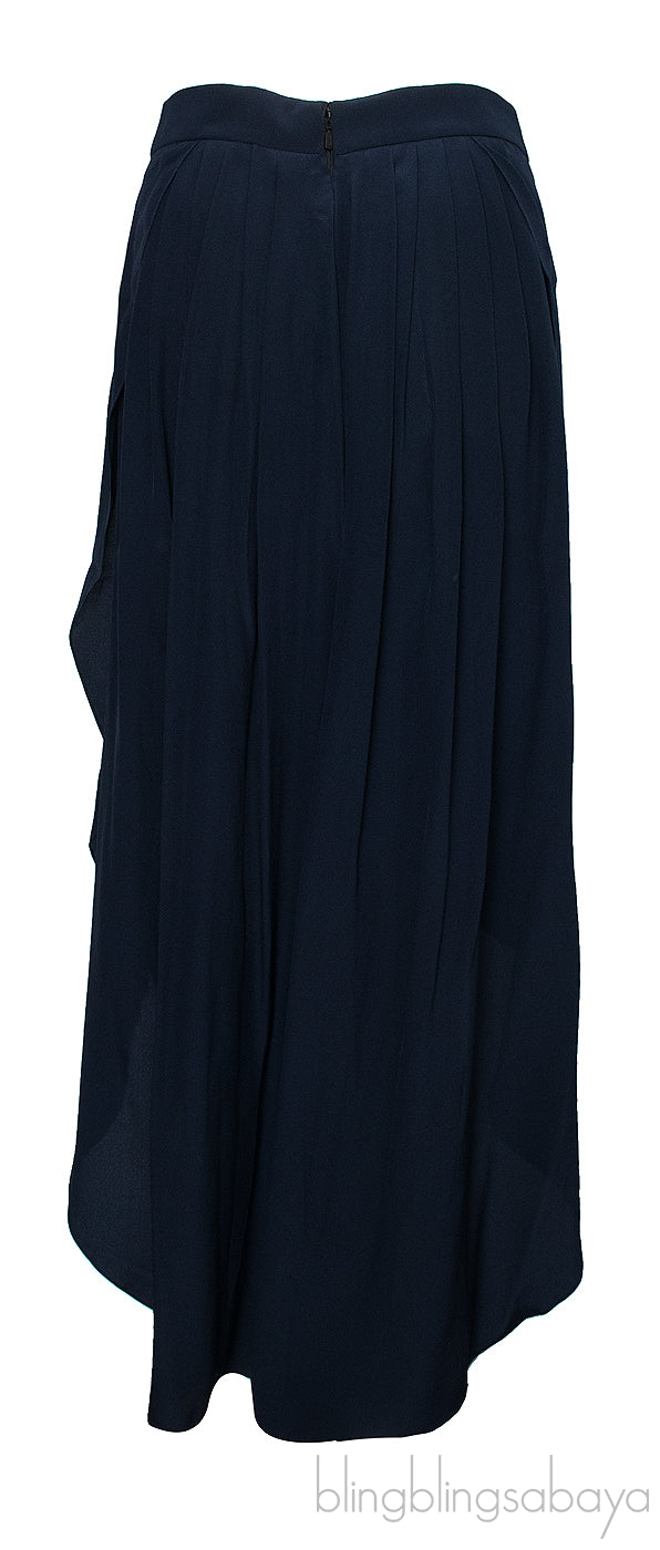 Pleated Asymmetric Trouser