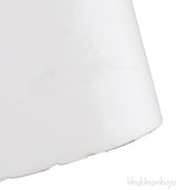 White Rubber Slide Sandals