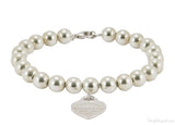 Return To Tiffany Silver Bead Bracelet