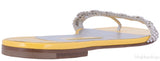 Yellow Crystal Slip-on Flat