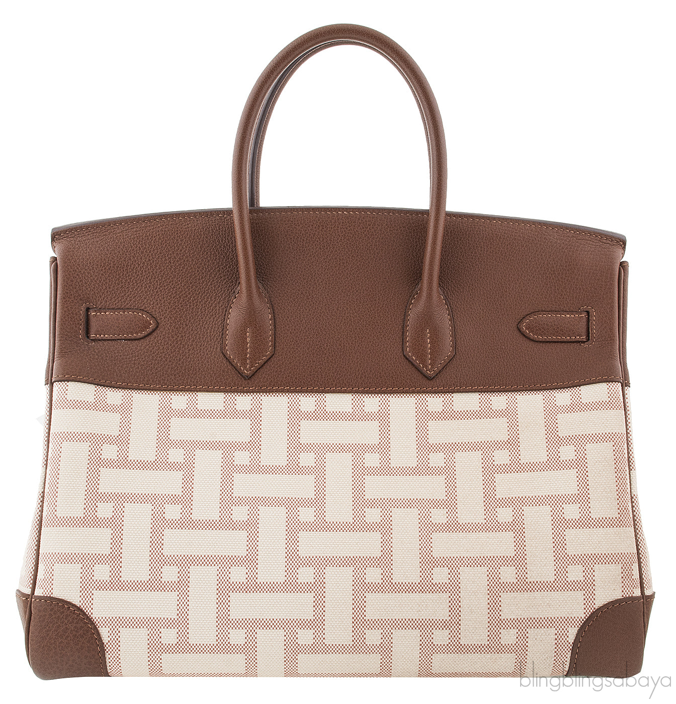 Birkin 35 Mosaic Canvas PHW
