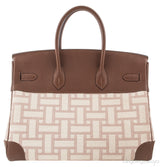 Birkin 35 Mosaic Canvas PHW