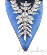 Lala Blue Crystal Heels