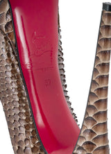 Lady Peep 150 Python Armure Pump