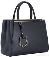2Jours Small Textured Leather Shopper