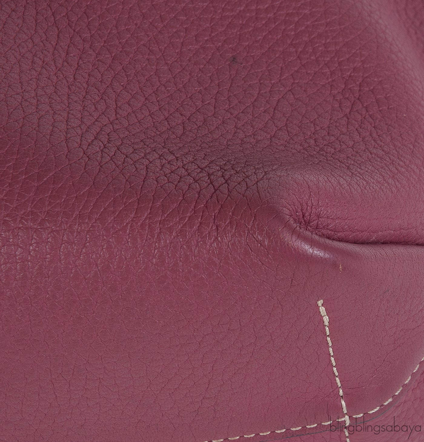 Moynat Quattro Reversible Bi-color Leather Tote