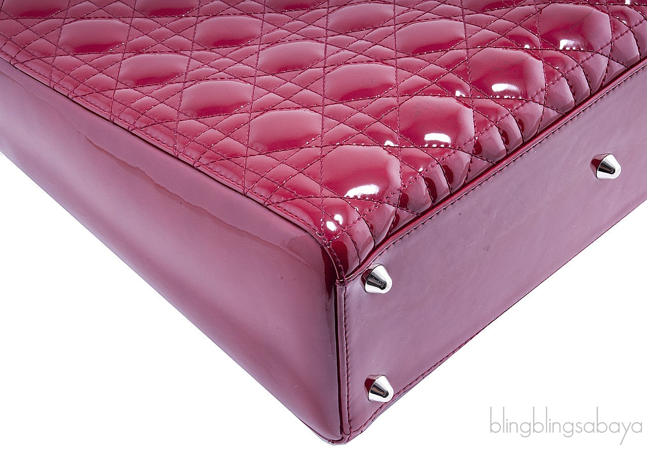Patent Red Lady Dior