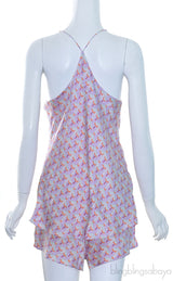 Lilac Printed Camisole Set