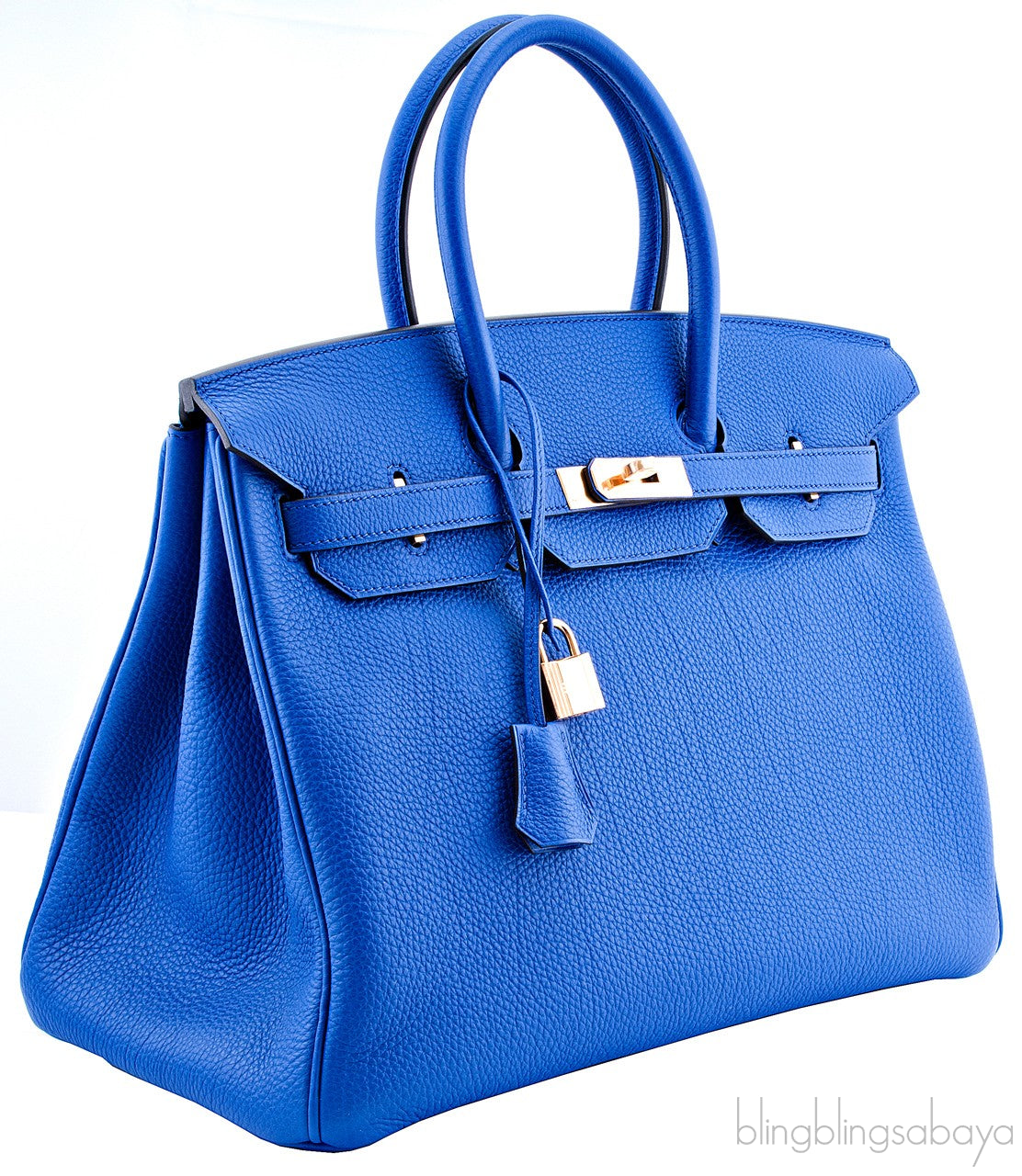 Birkin 35 Blue Electric Togo
