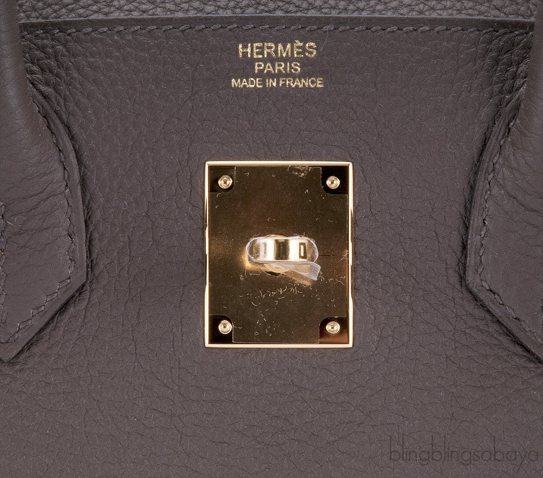 Birkin 30 Taupe Togo GHW