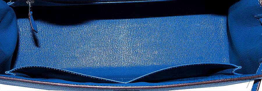 Kelly 35 Blue Mykonos Epsom Sellier