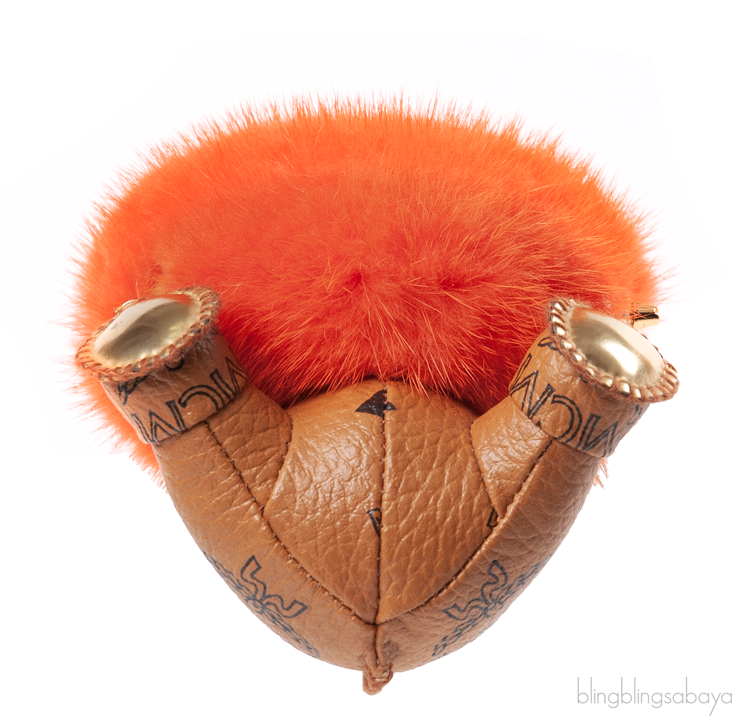 MCM Rabbit Heart Fur Charm