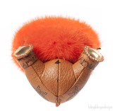 MCM Rabbit Heart Fur Charm