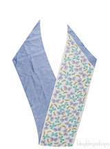 Bow & Polka dot Lilac Scarf