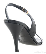 H night 90 Black Patent Heels