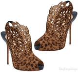 Markesling Leopard Cut-out Slingback
