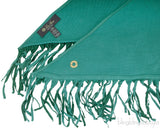 Triangular Fringed Cashmere Shawl