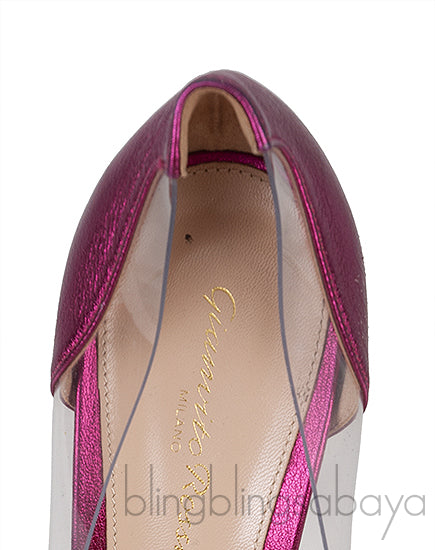Metallic Purple PVC Plexi Pump