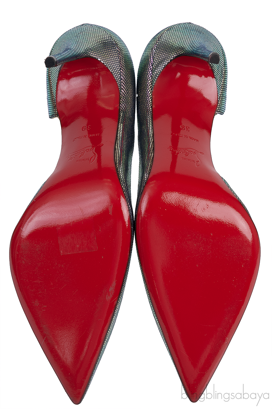 Silver Metallic Iriza Heels