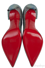 Silver Metallic Iriza Heels