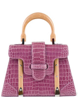 Saigon PM Purple Crocodile Bag
