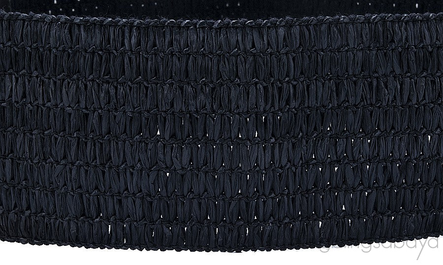 Dolce & Gabbana Black Elastic Waist Belt