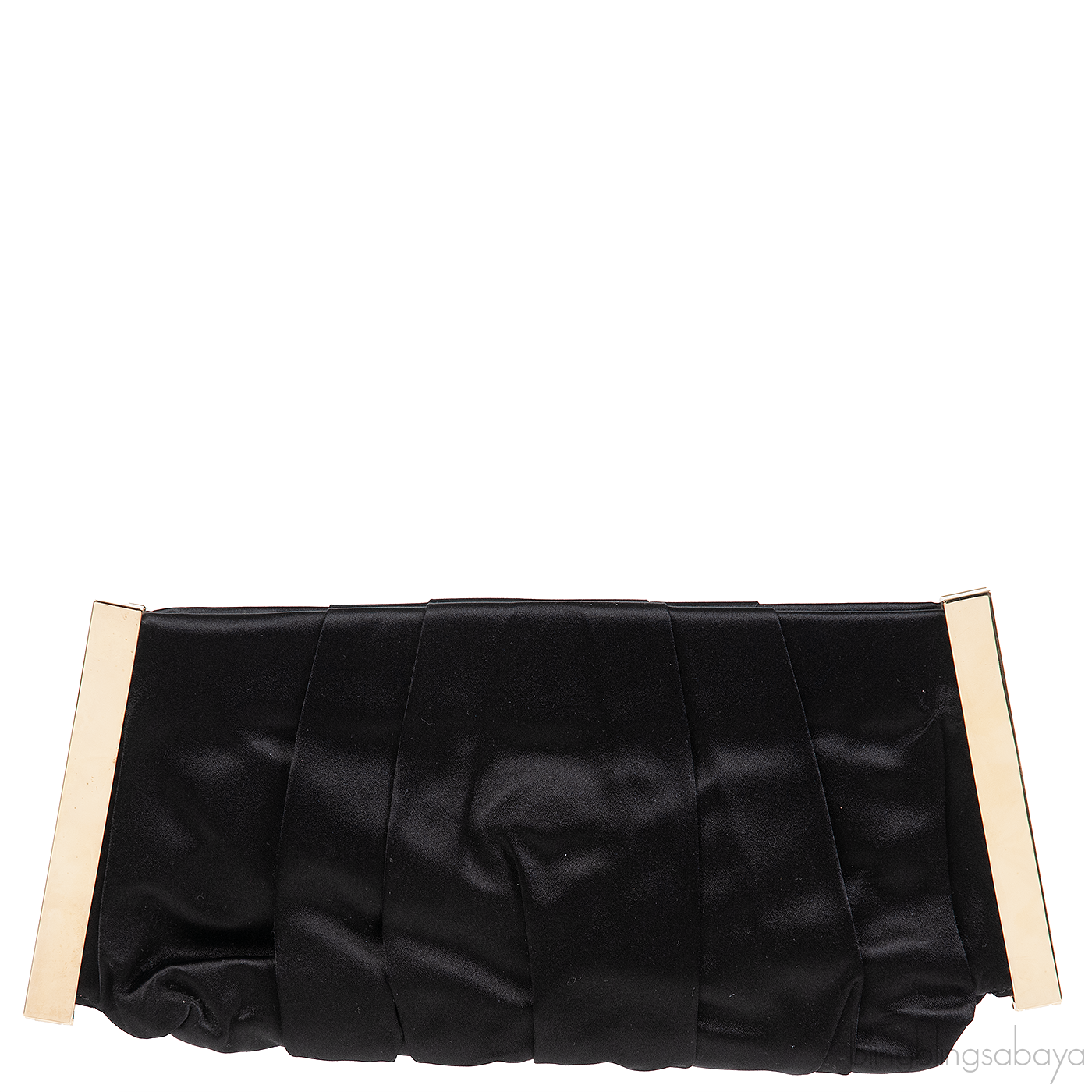 Dolce & Gabbana Miss Lady Black Satin Clutch
