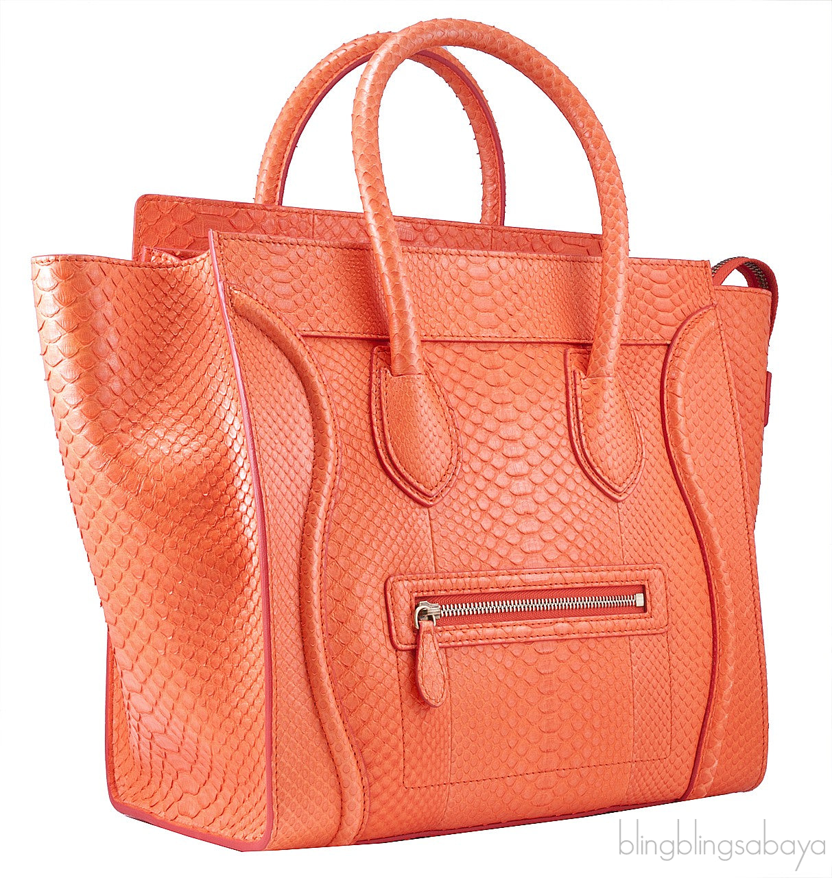 Mini Luggage Orange Full Python