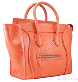 Mini Luggage Orange Full Python