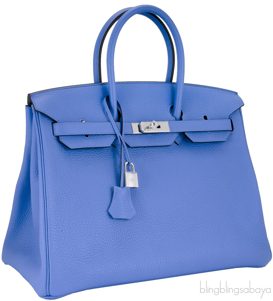 Birkin 35 Blue Paradise Taurillon Clem.