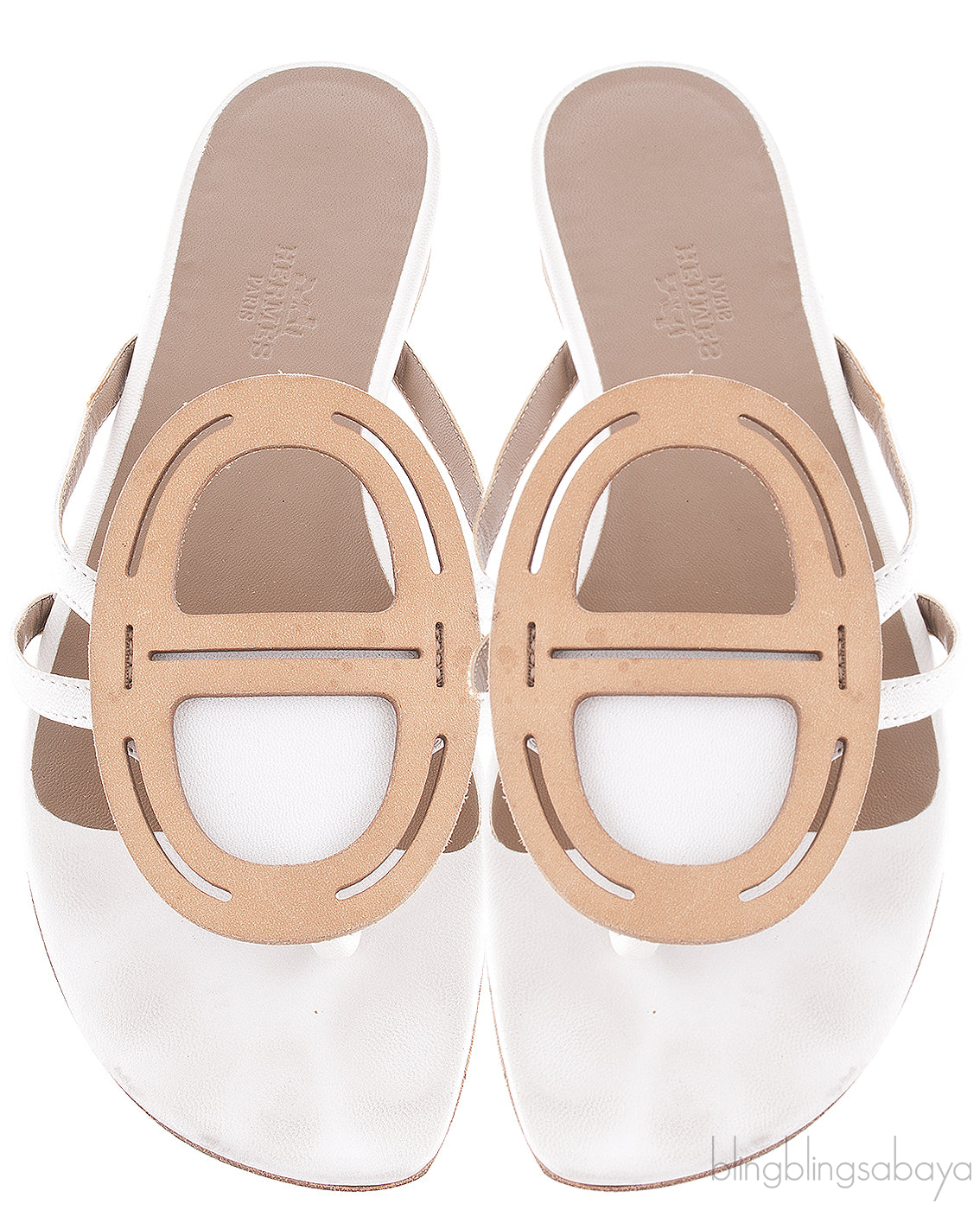 Chaine d\'Ancre White Slip-on Sandal