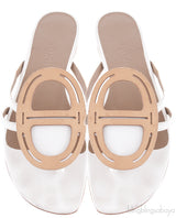 Chaine d\'Ancre White Slip-on Sandal