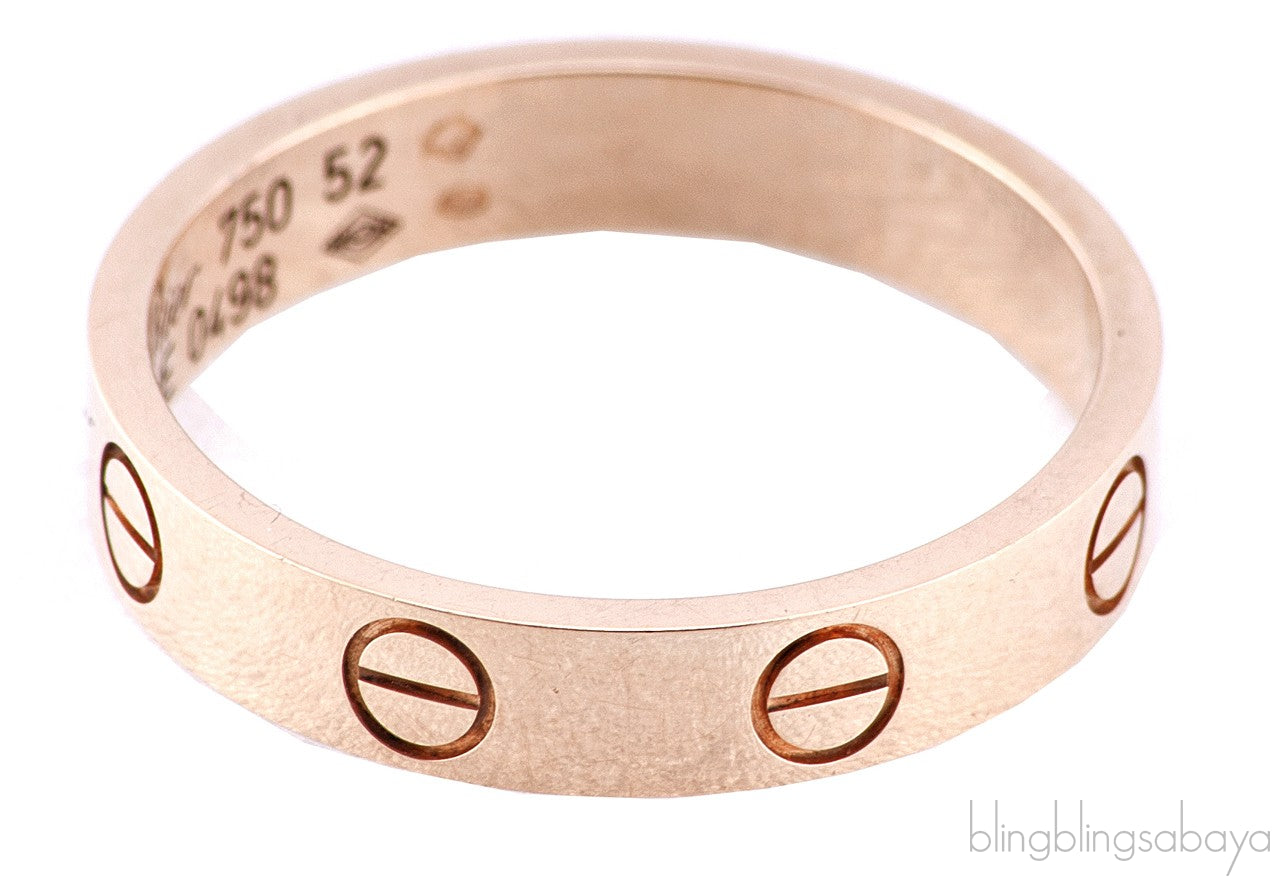 Yellow Gold LOVE Ring