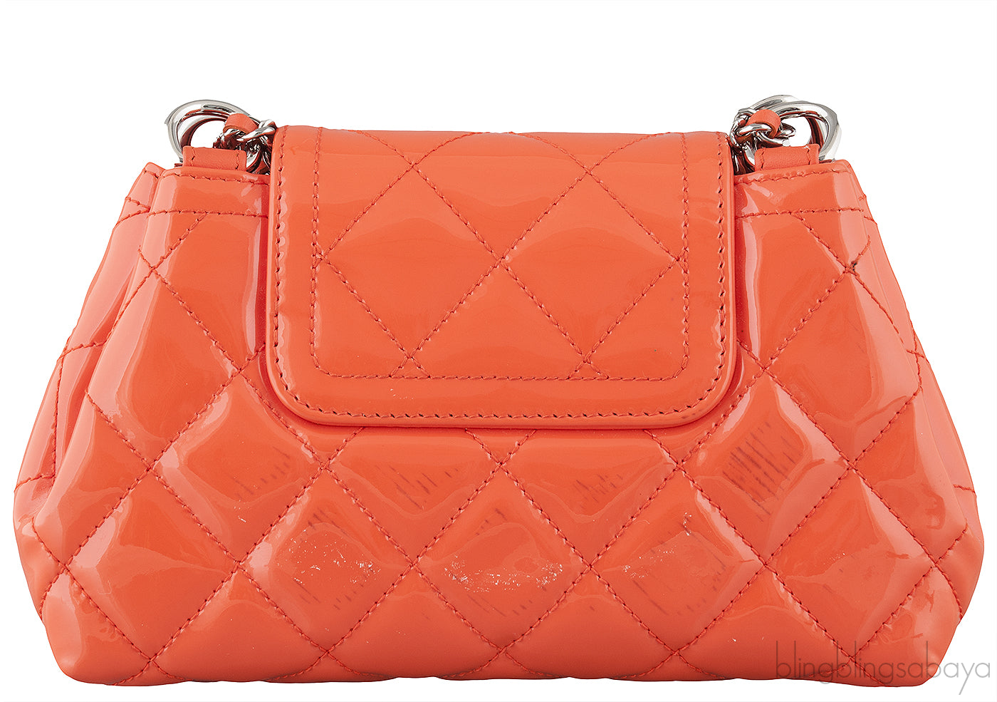 Coco Shine Accordion Patent Mini Bag
